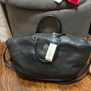 Black Tory burch tote new with tags